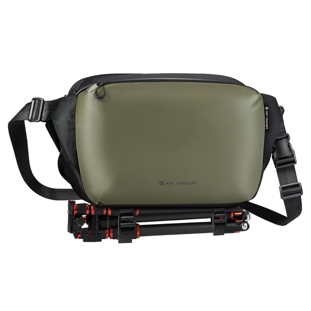 Brand New 2in1 Sling Bag Multifunction/Dark Green